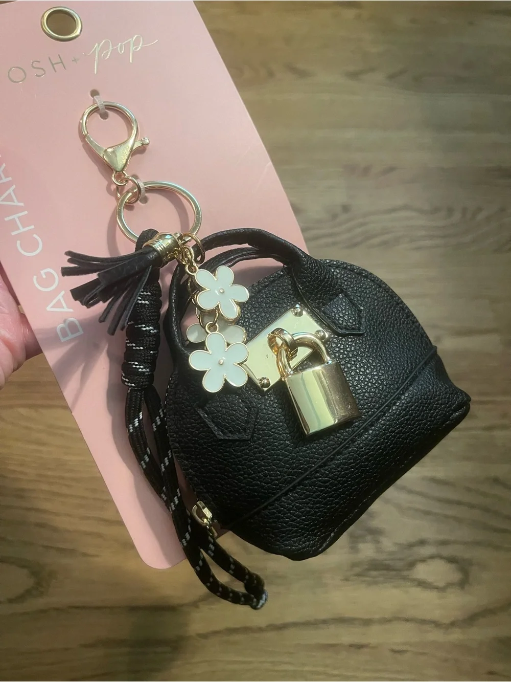 Posh + Pop - Black Mini Purse Bag Charm